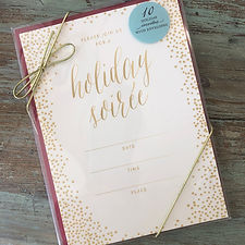 Gold Dots Fill-In Invite