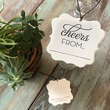 Cheers From... Wine Tags