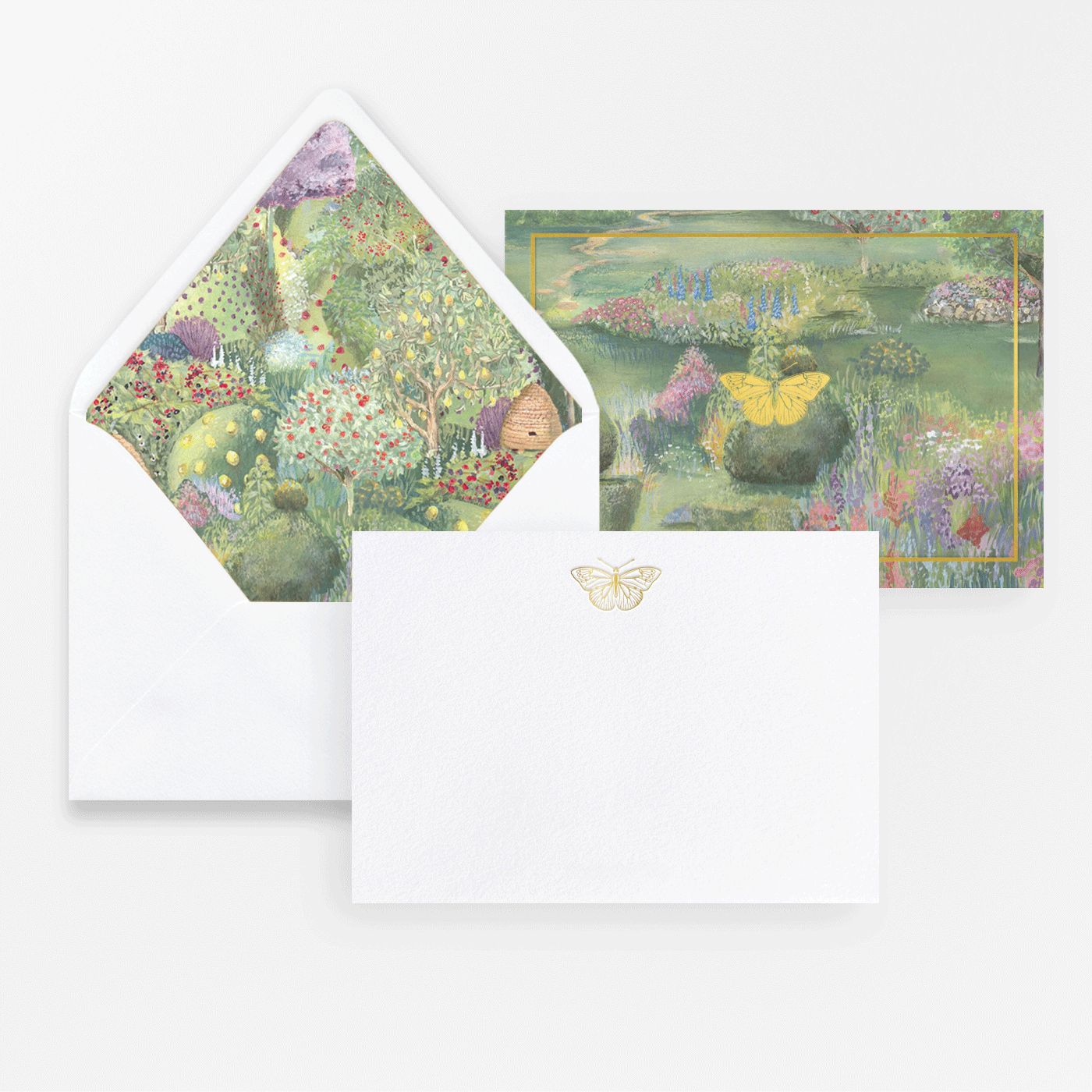 Butterfly Garden Notelets