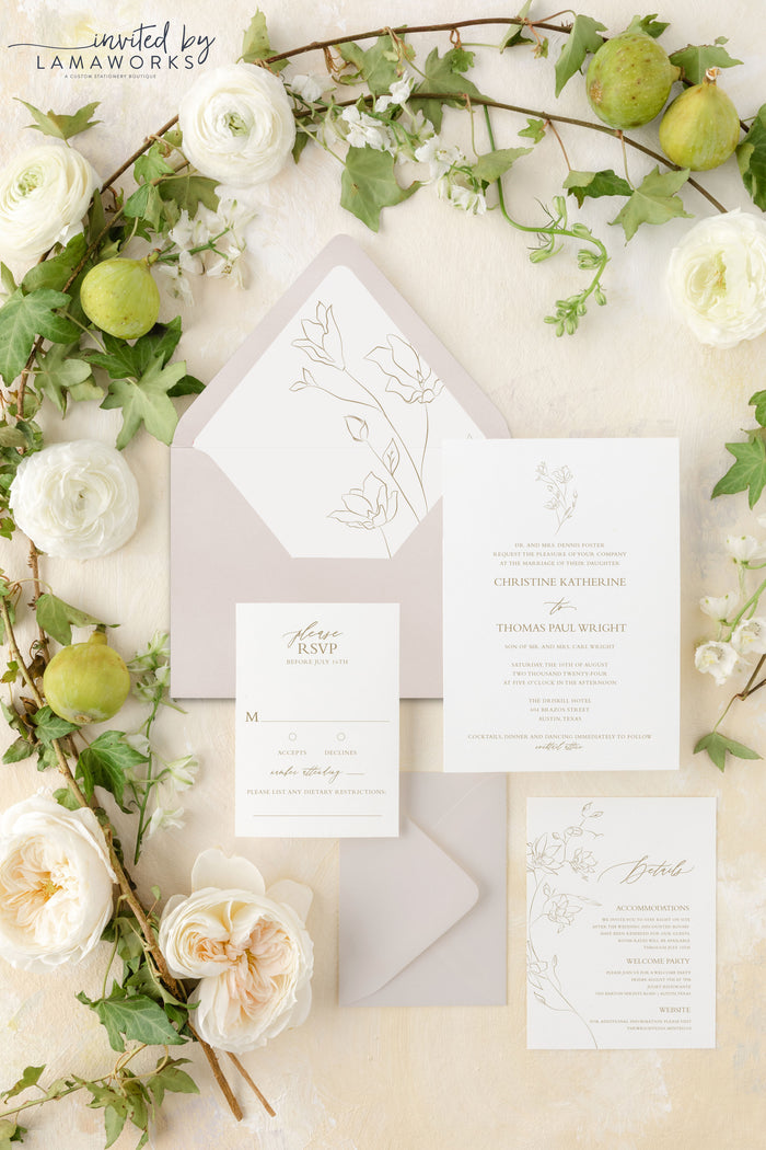 Christine | Invitation Suite