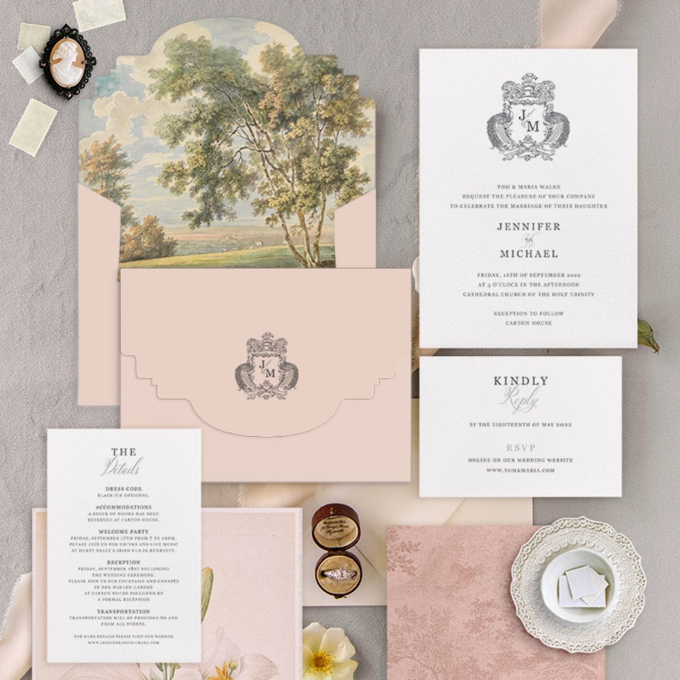 Classic Wedding Crest