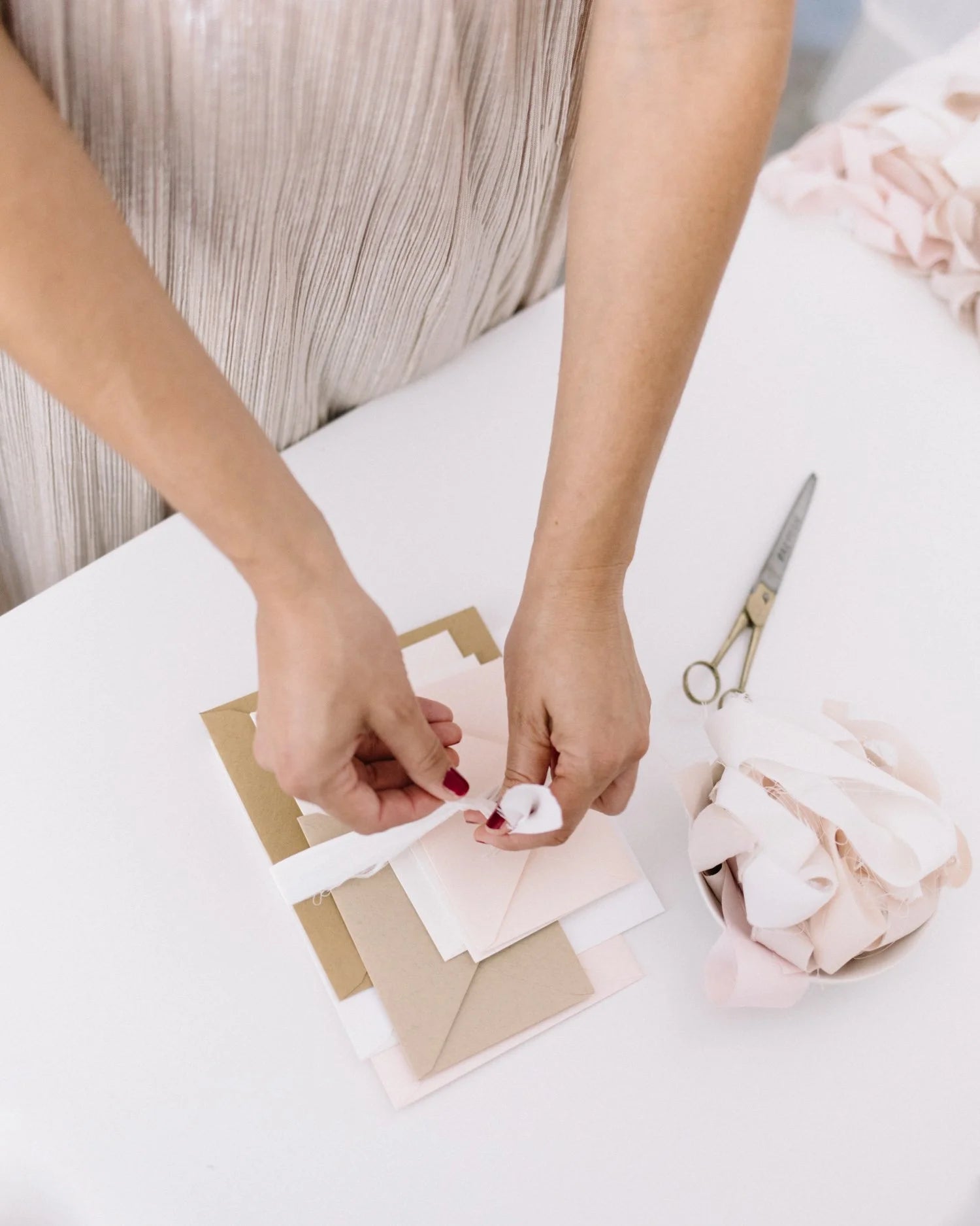 Wedding Invitation Assembly