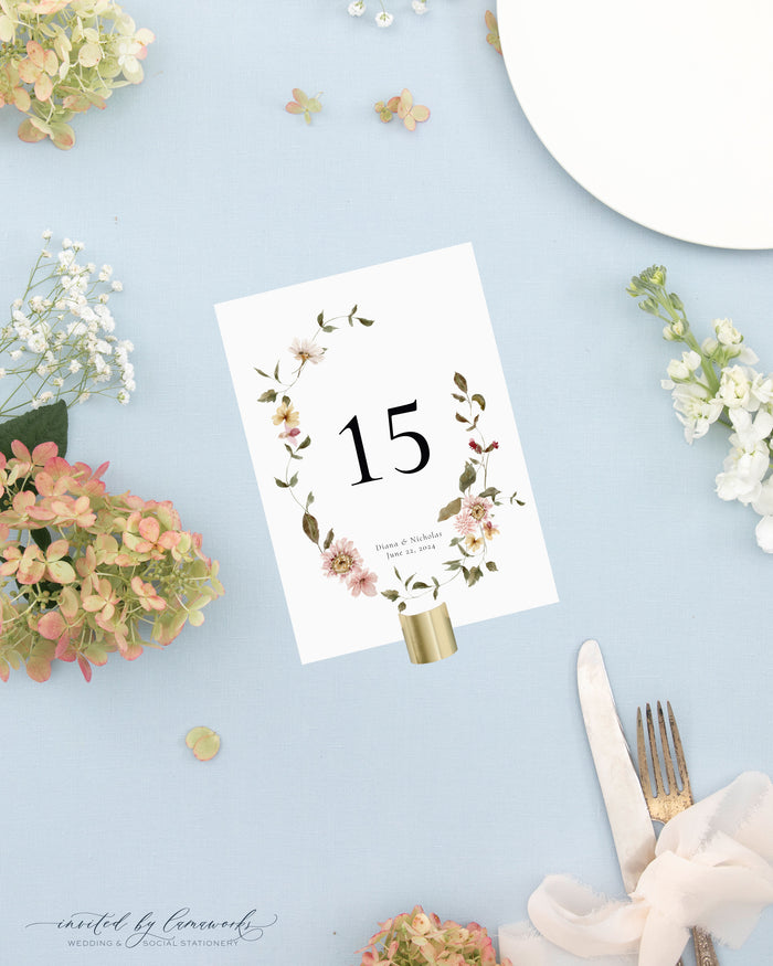 Diana | Table Numbers