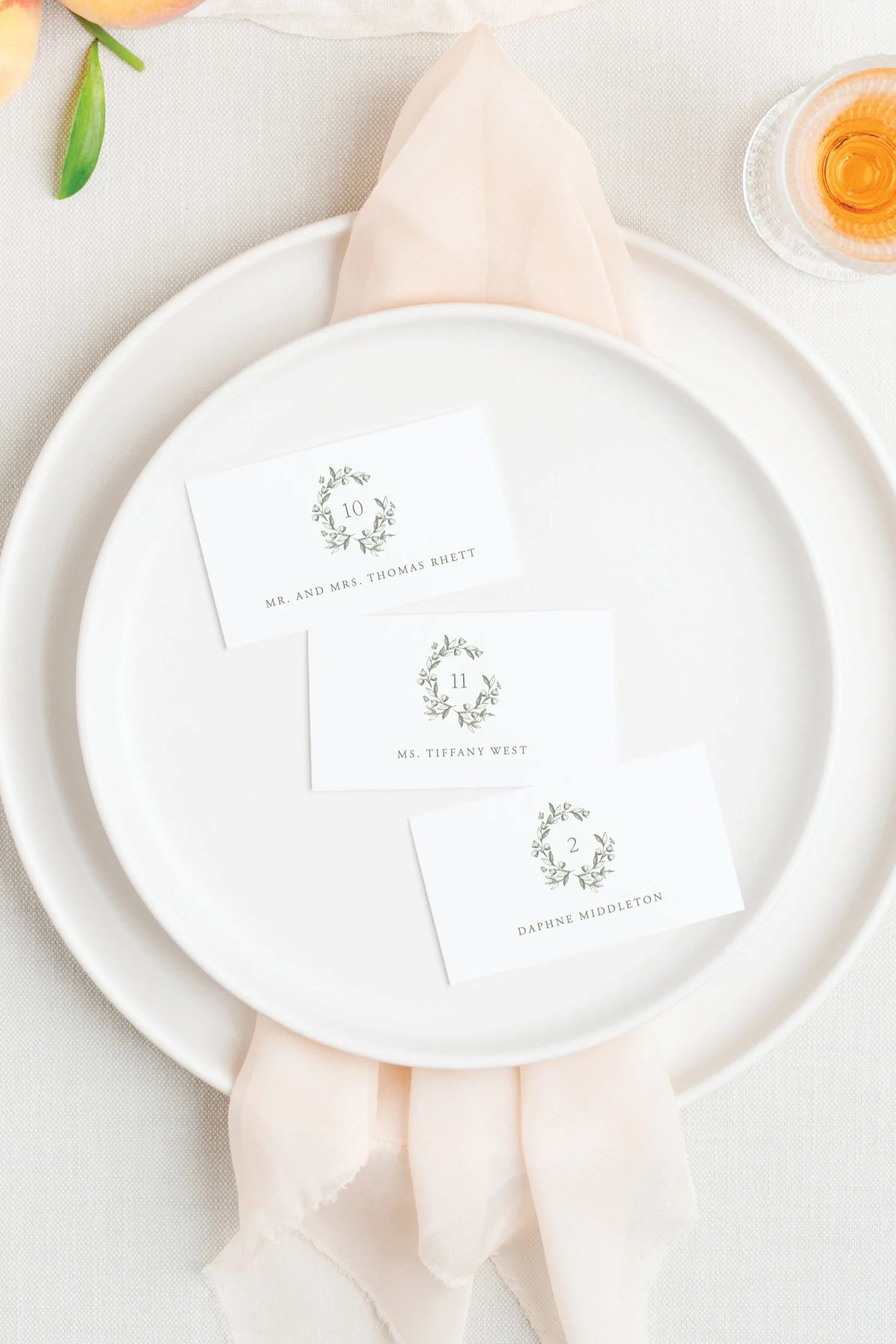 Twiggy | Wedding Escort Cards