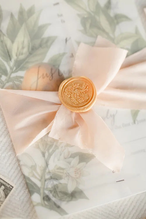 Wax seals with custom seal design