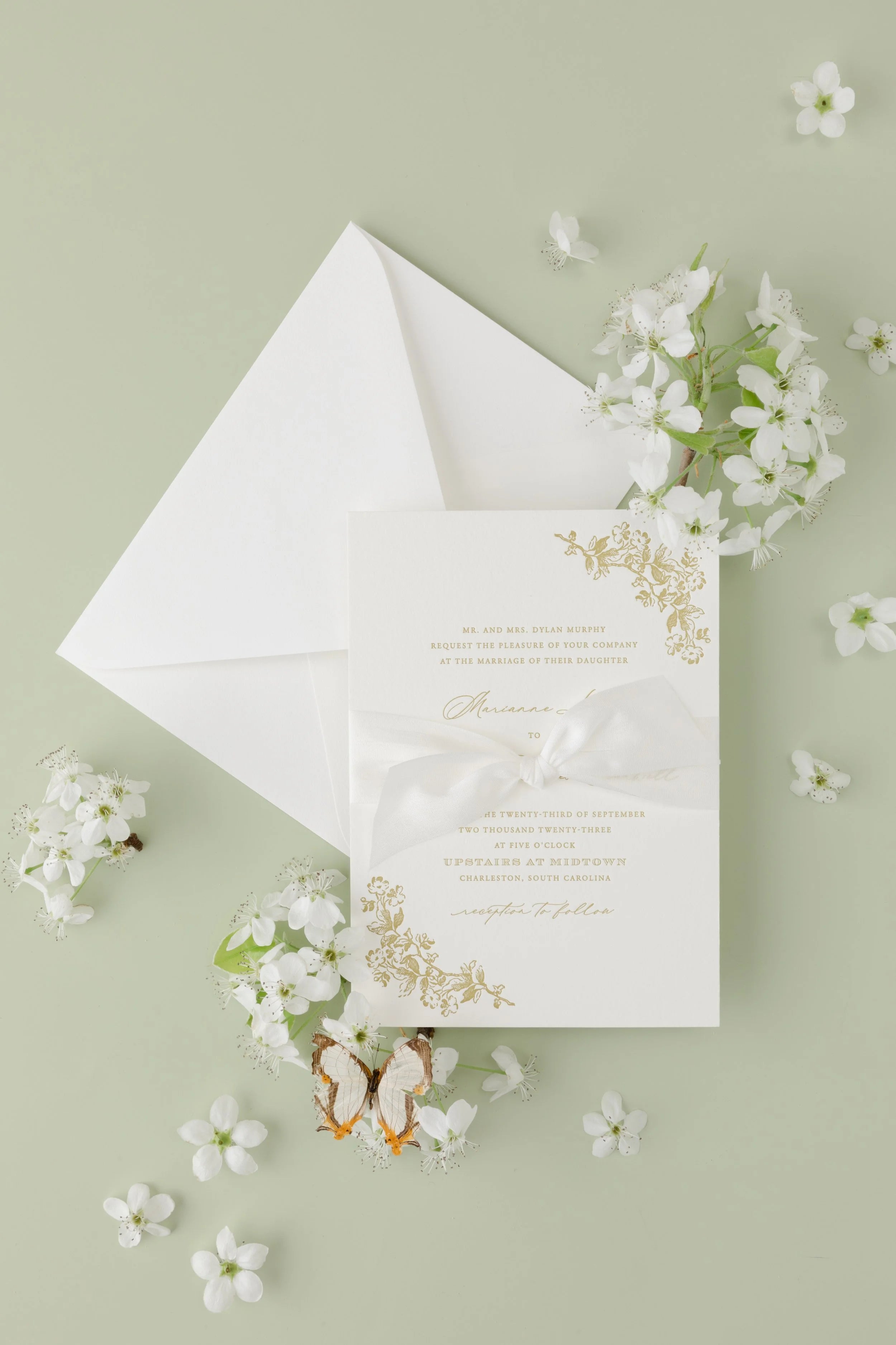 Silk Ribbon with a Woven Edge