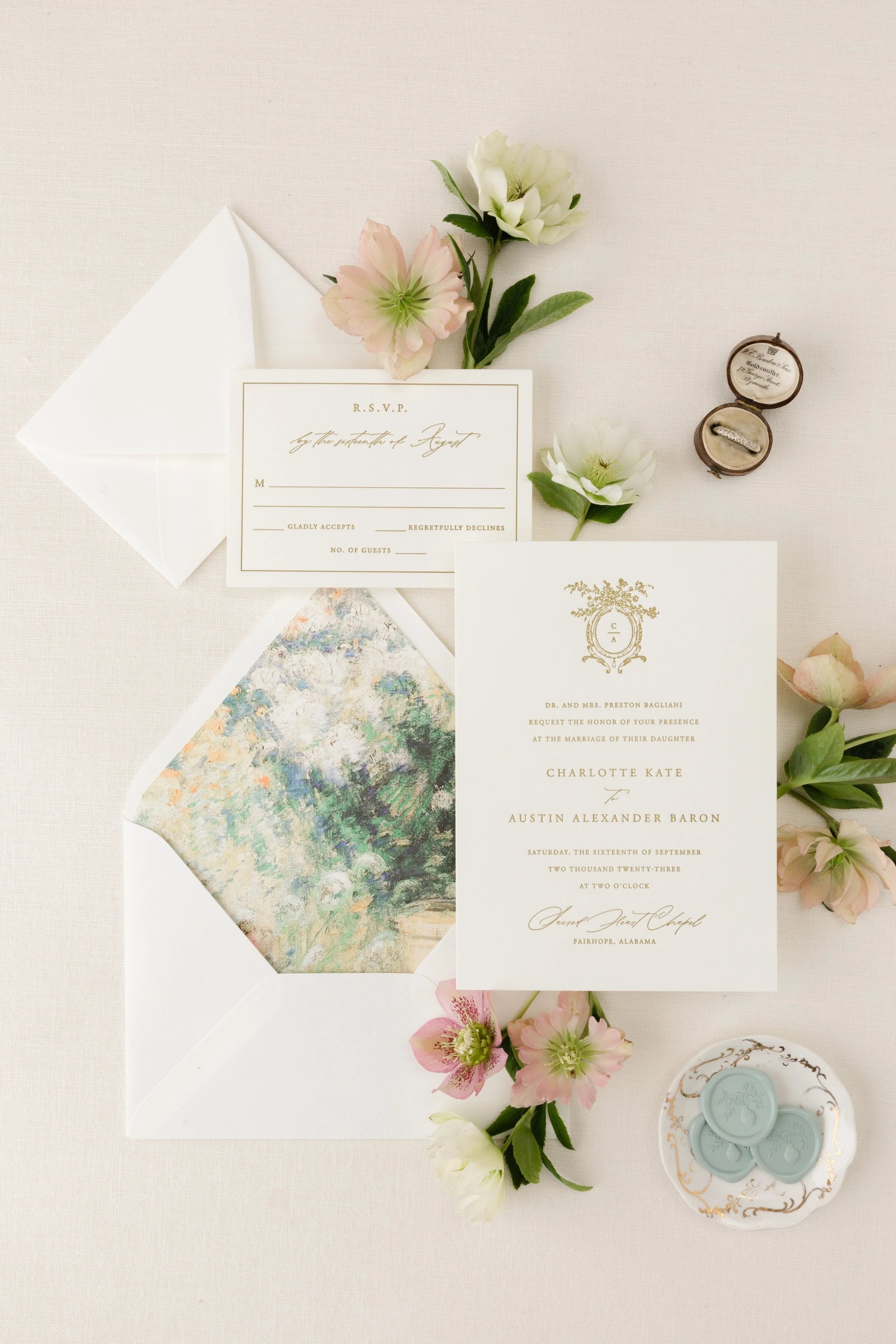Grace | Wedding Invitation with RSVP
