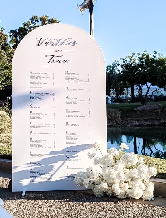 Arch 4' x 7' Seating Display Panel (Los Angeles Area)