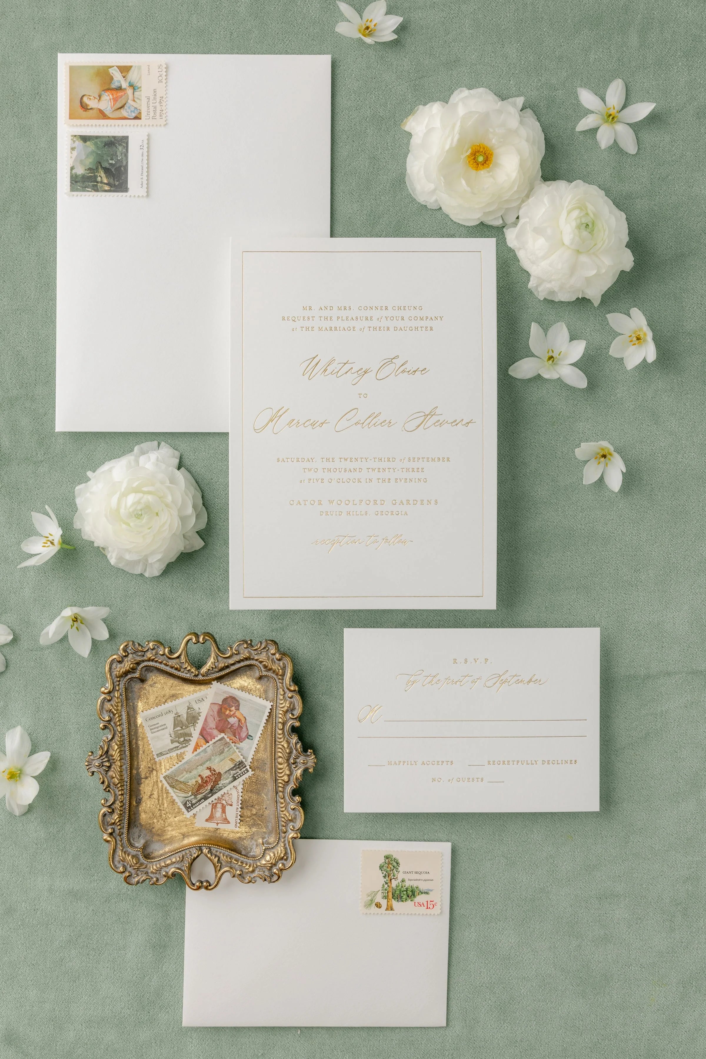 Sophia | Wedding Invitation with RSVP