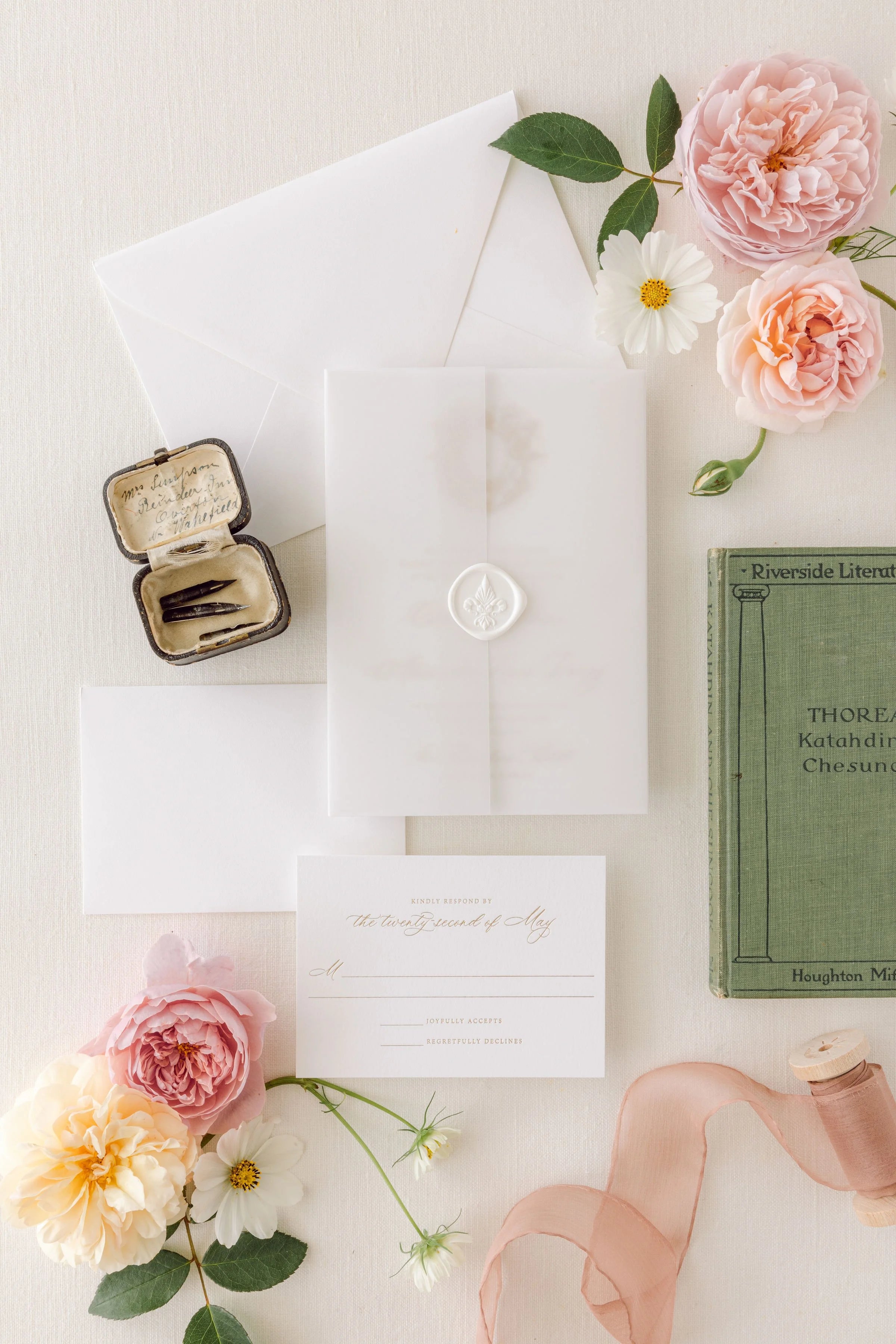 Vellum Wrap + Wax Seal