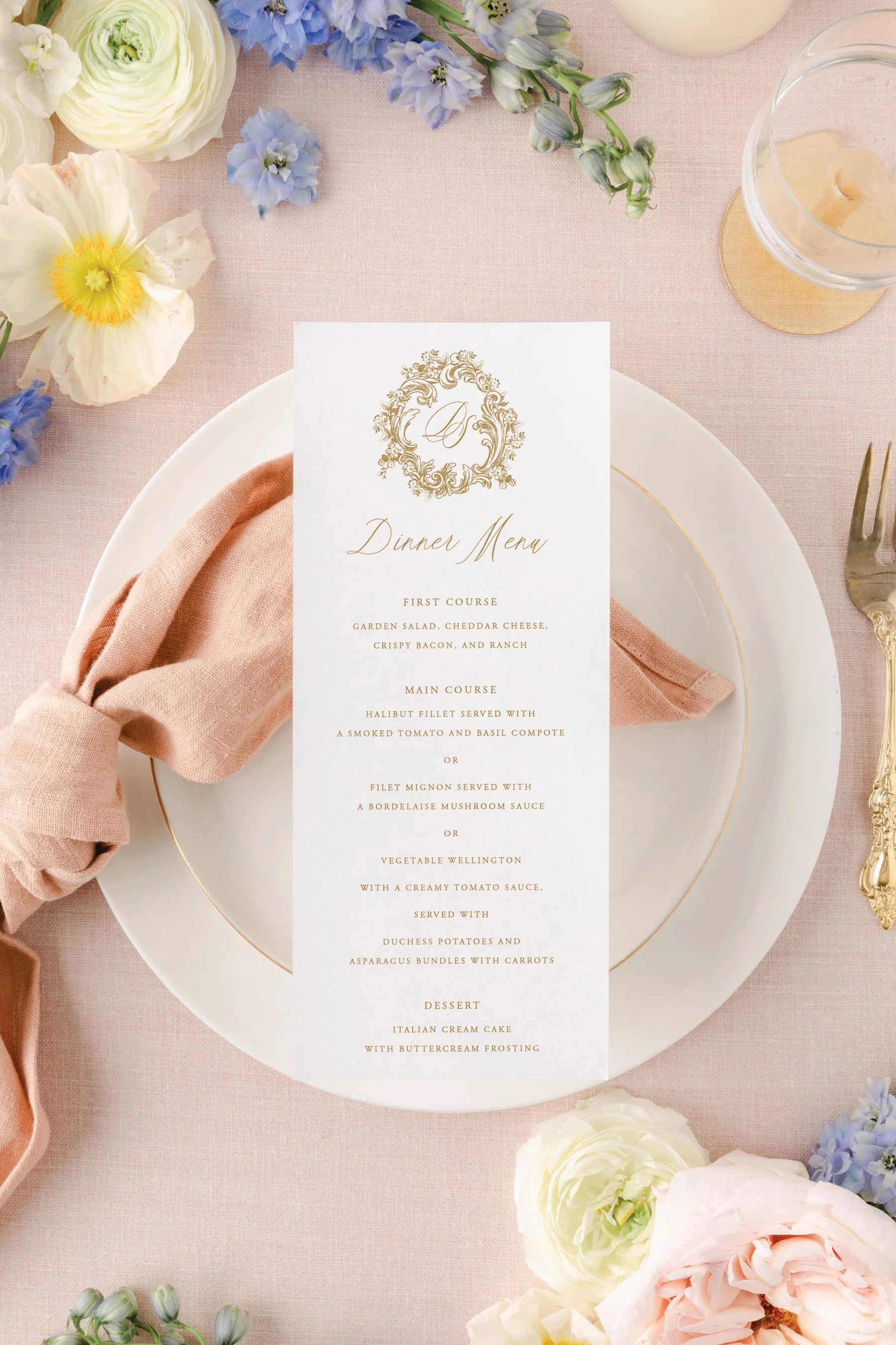 Tavi | Wedding Menu Cards