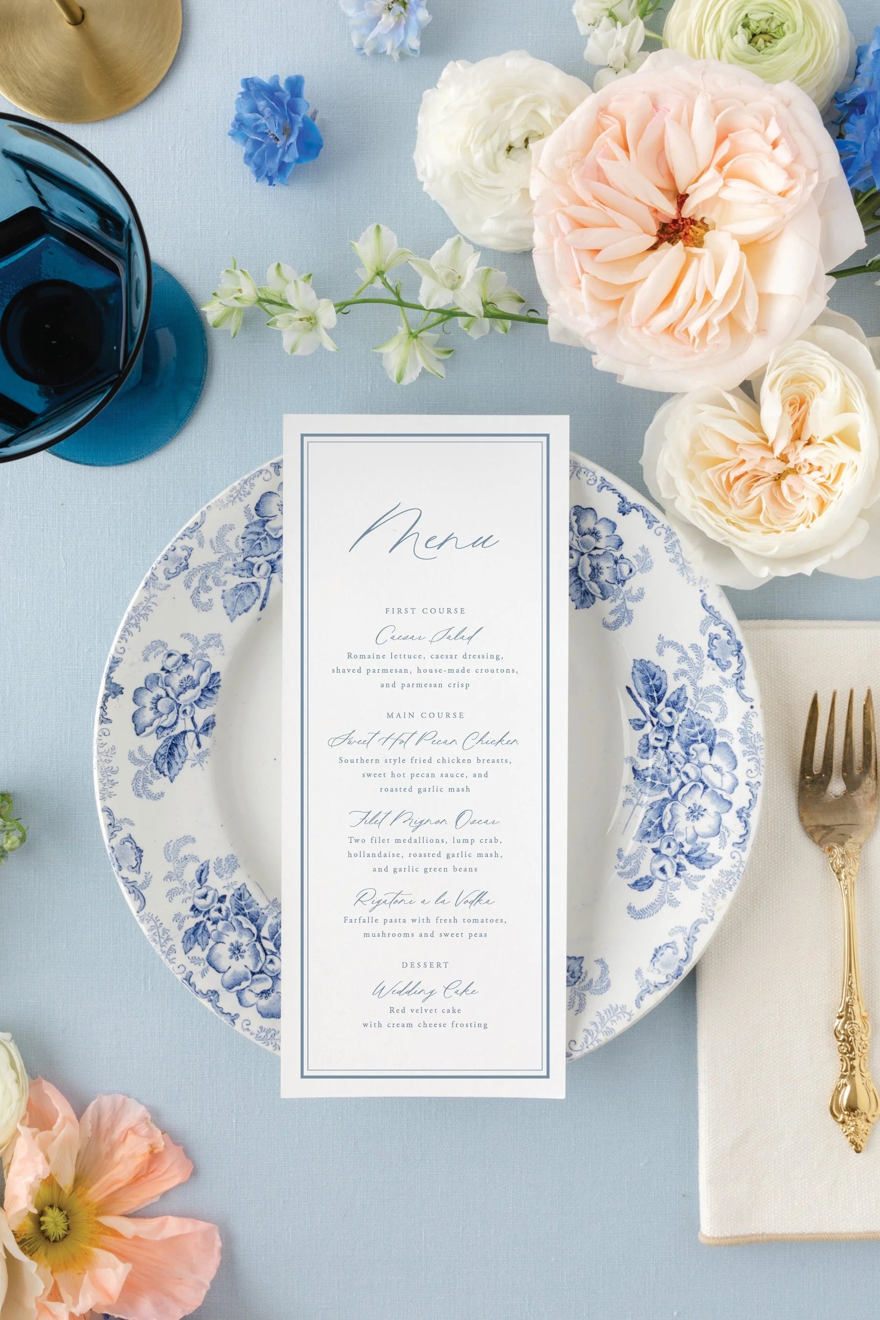 Cindy | Wedding Menu Cards