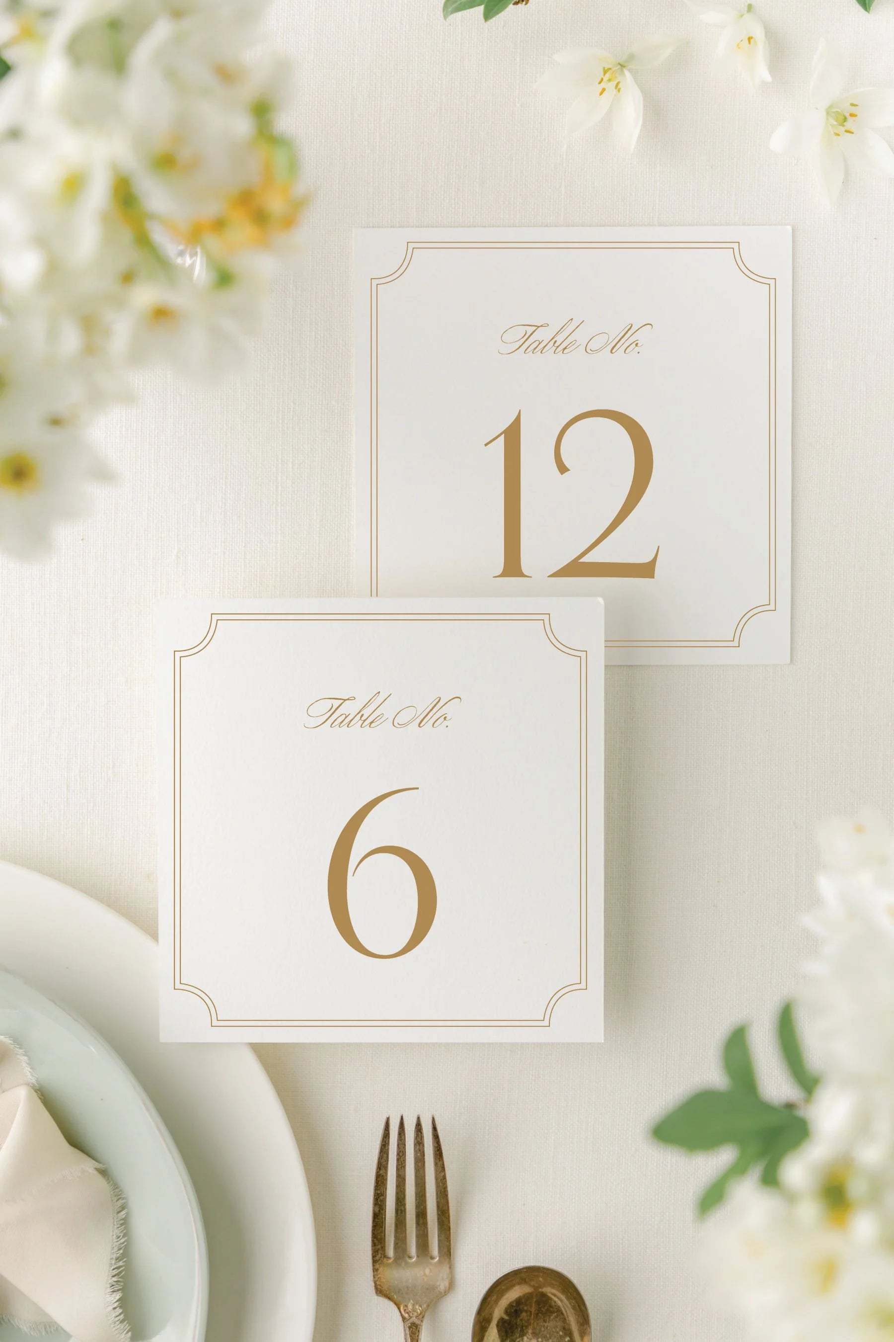 Palermo | Wedding Table Numbers