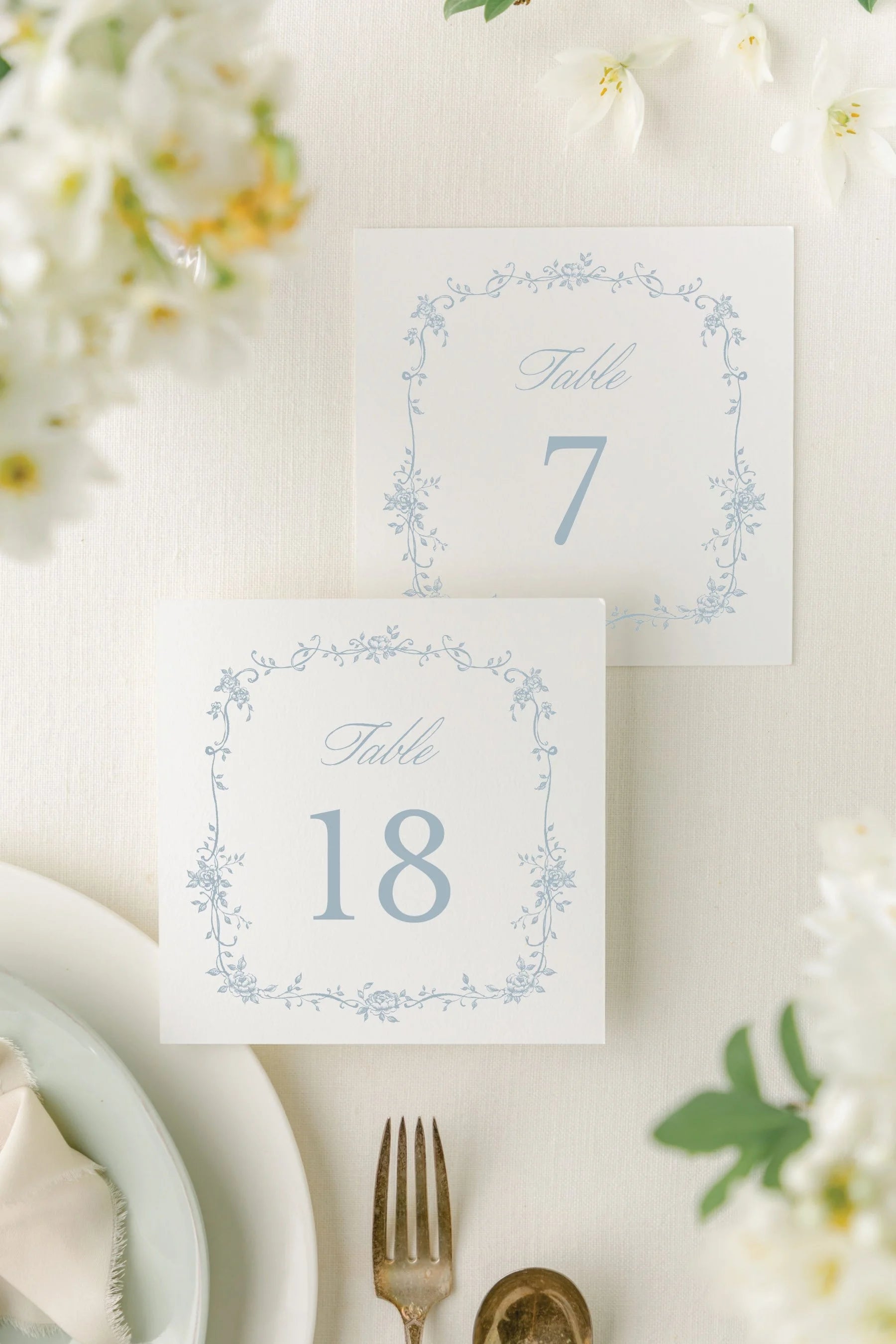 Anderson | Wedding Table Numbers