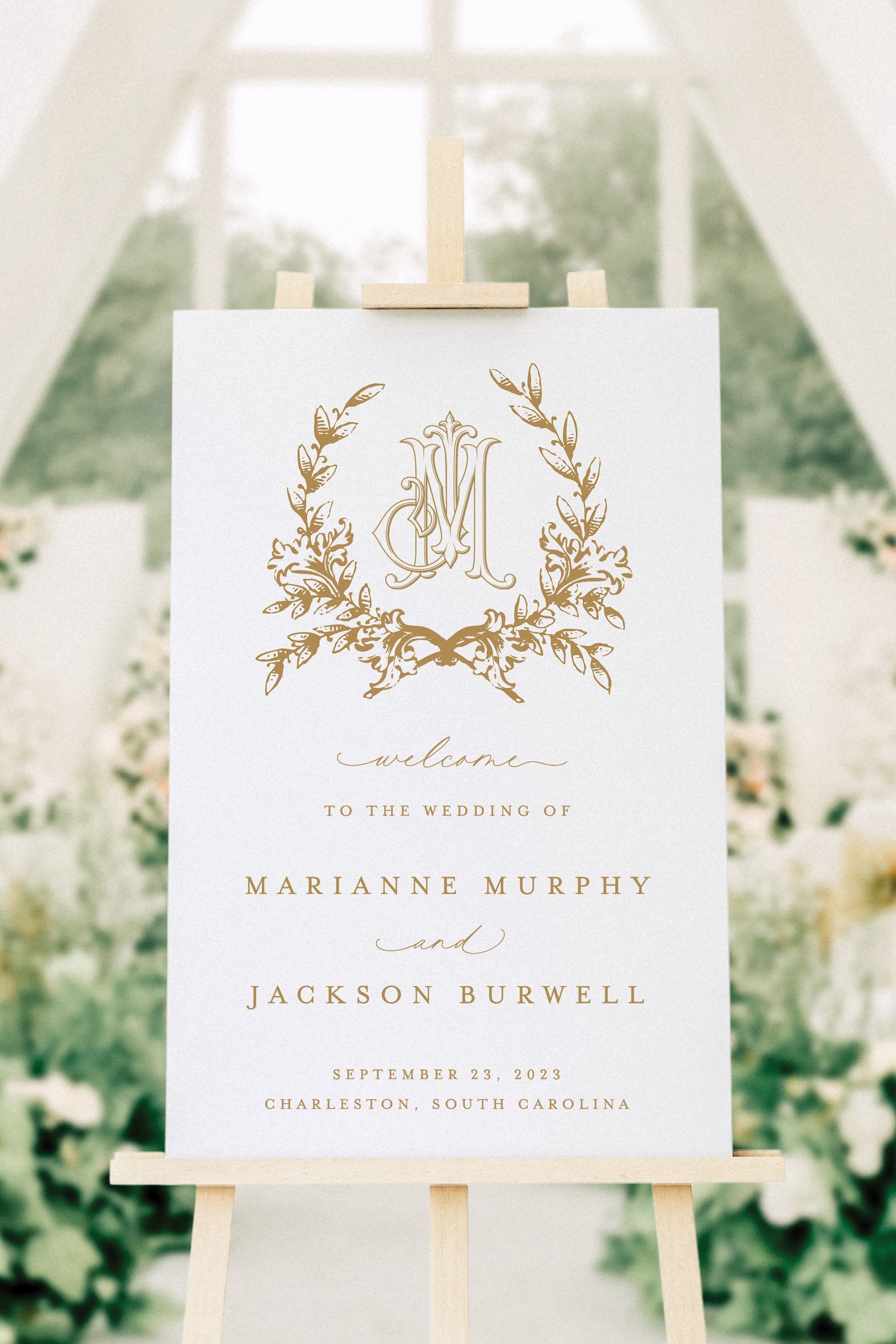 Parker | Wedding Welcome Sign