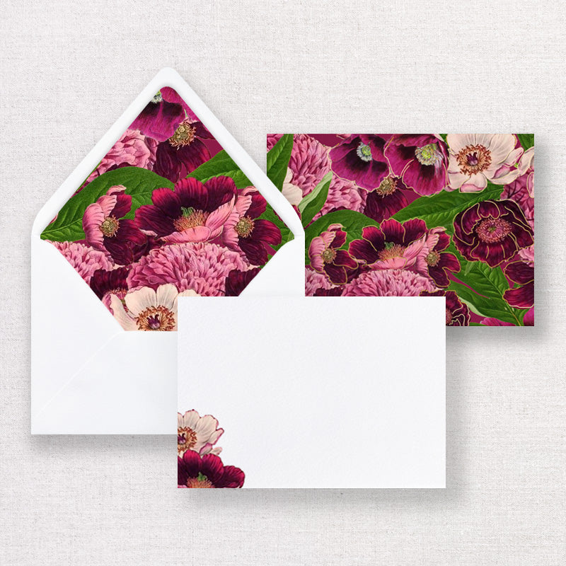 Pink Florals Notelets