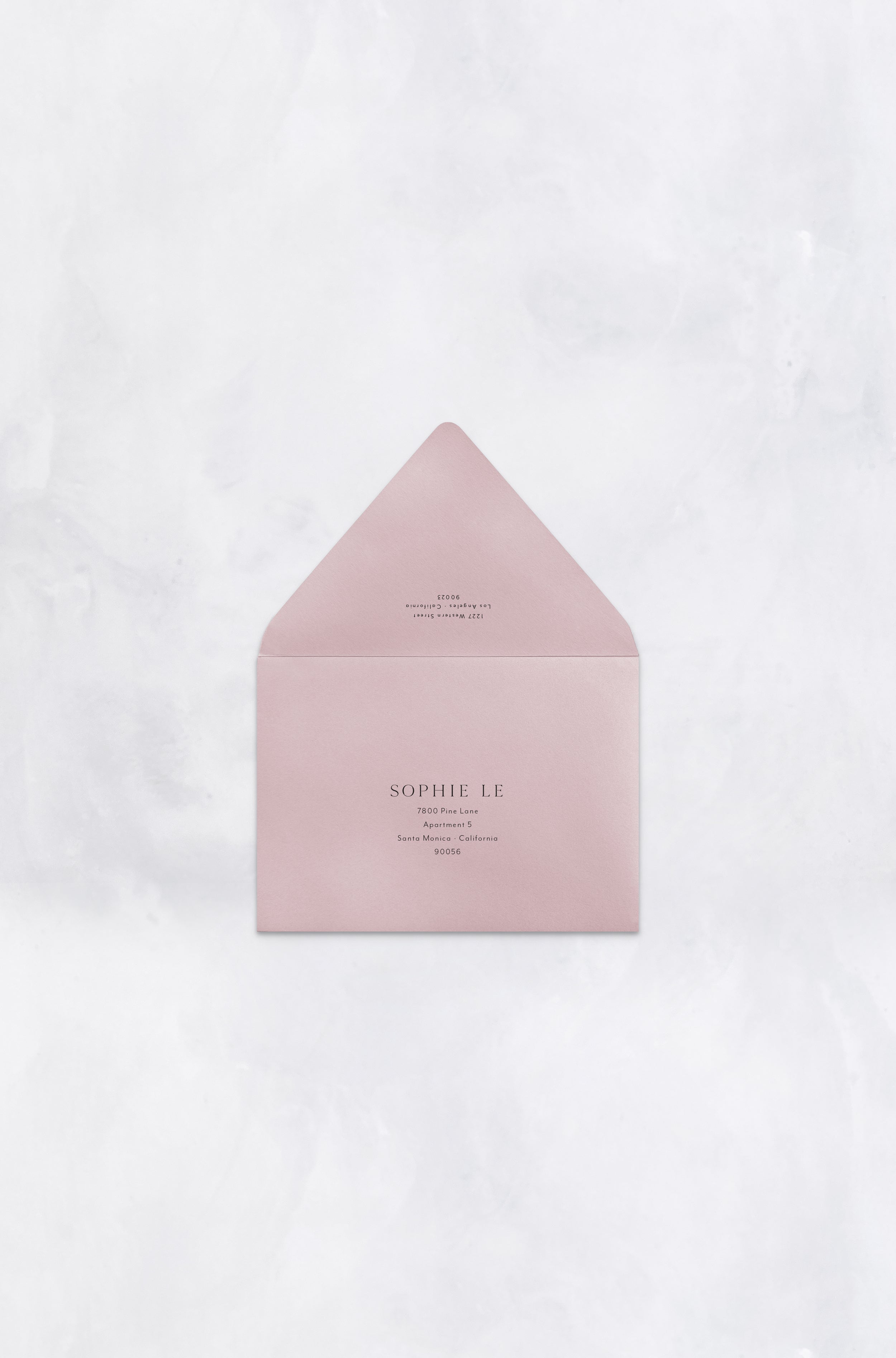 Delicate Birds and Garden Printed Delivery Addresses