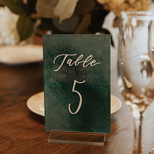 Vertical Table Numbers