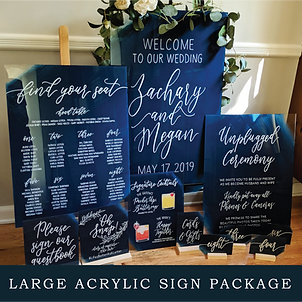 Large Acrylic Sign Package