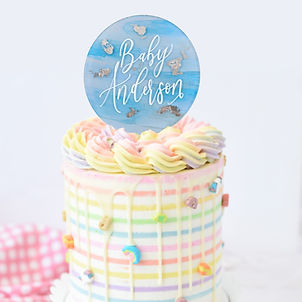 Custom Baby Cake Topper