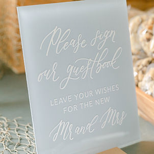 Guesbook, Leave Your Wishes Sign