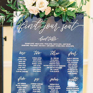 Seating Chart | Colored Acrylic