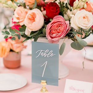 Table Numbers