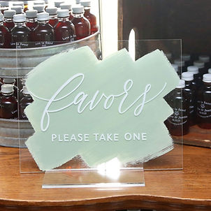 Favors Sign