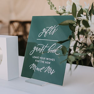 Gifts and Guestbook Sign