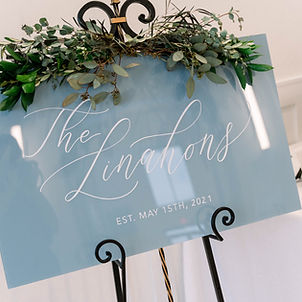 Last Name Established Sign