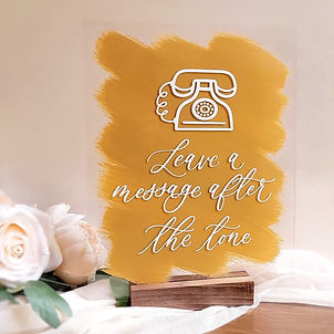 Leave a Message After the Tone Sign