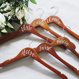 Cherry Wood Custom Hangers