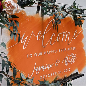 Welcome to our Happily Ever After Sign