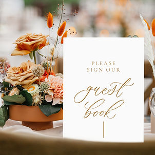 Modern Guestbook Sign