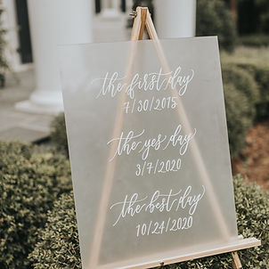 The First Day, Yes Day, Best Day Sign