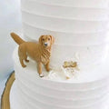 Personalized Custom Dog Wedding Cake Topper , Pet Cake Topper，Pets Birthday，Cat Cake Topper , Anniversary Pet，Dog Figurines，Dogs Birthday