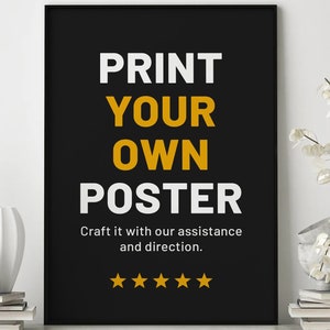 Custom Photo Poster Printing, Family, Wedding, Movie