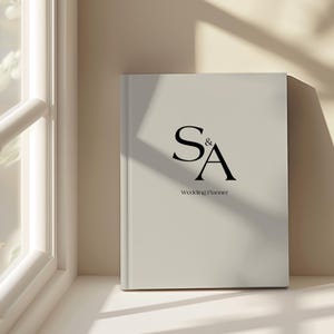 Personalized Hardcover Wedding Planner: Engagement Gift for Bride