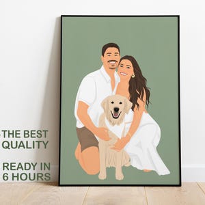 Faceless Portrait Print, Digital Drawing And Illustration, Drawing From Photo, Digital Art, Custom Portrait From Photo, Digital illustration