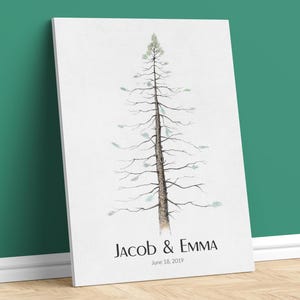 GUEST BOOK Alternative Wedding. Guest Book Signature Tree. pine tree Custom wedding guestbook rustic wedding Wedding Book PRINT 150 Guests