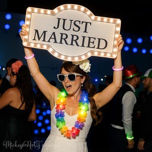 Custom Wedding Bottle Service Marquee Sign: Personalized Marquee Decor, Wedding Party Sign, Wedding Gift For Couple