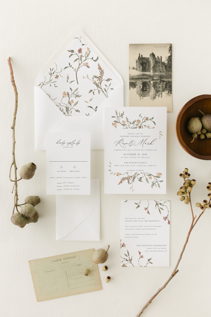 Rose | Wedding Invitation