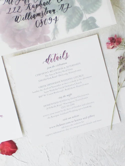 Rosette details card